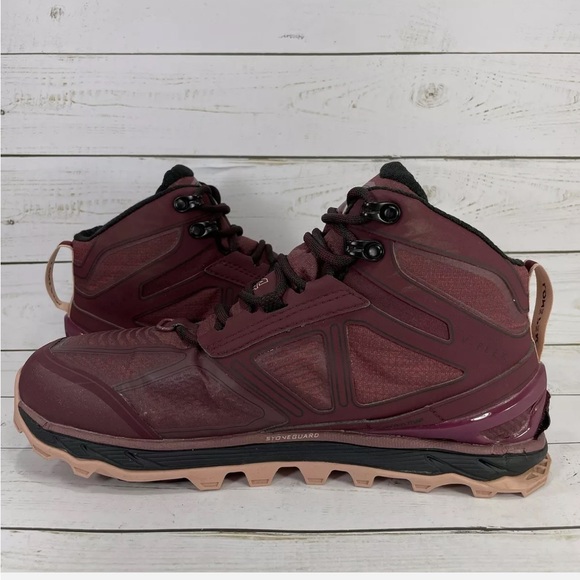 ALTRA Lone Peak All Weather Waterproof Women’s size 9 hiking boots shoes - Picture 3 of 10